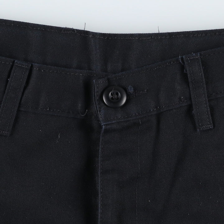 Dickies Work Shorts, Half Pants, Men's, W34 equivalent polyester black type Vintage Second Hand