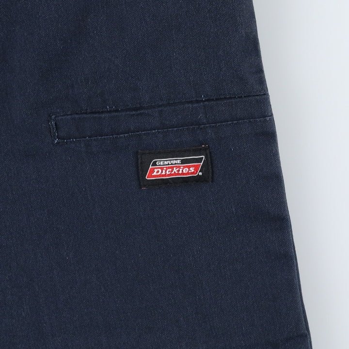 Dickies Work Shorts, Half Pants, Men's, W36 equivalent polyester navy blue type Vintage Second Hand
