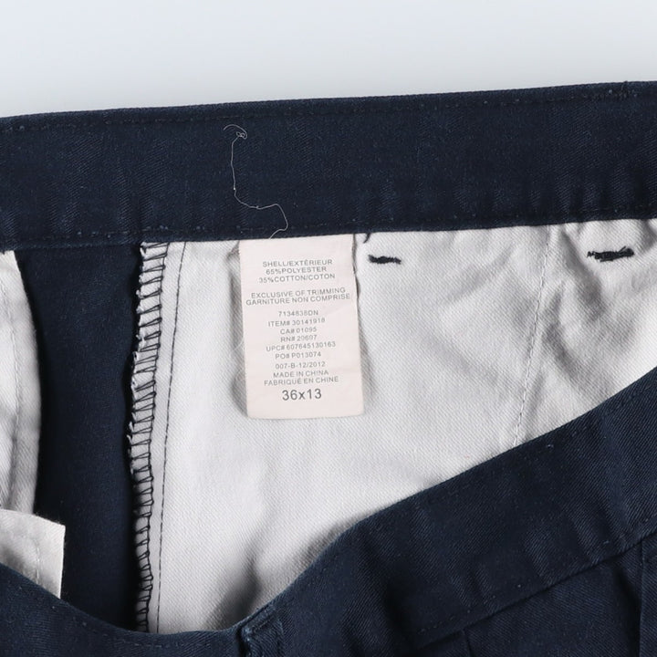 Dickies Work Shorts, Half Pants, Men's, W36 equivalent polyester navy blue type Vintage Second Hand