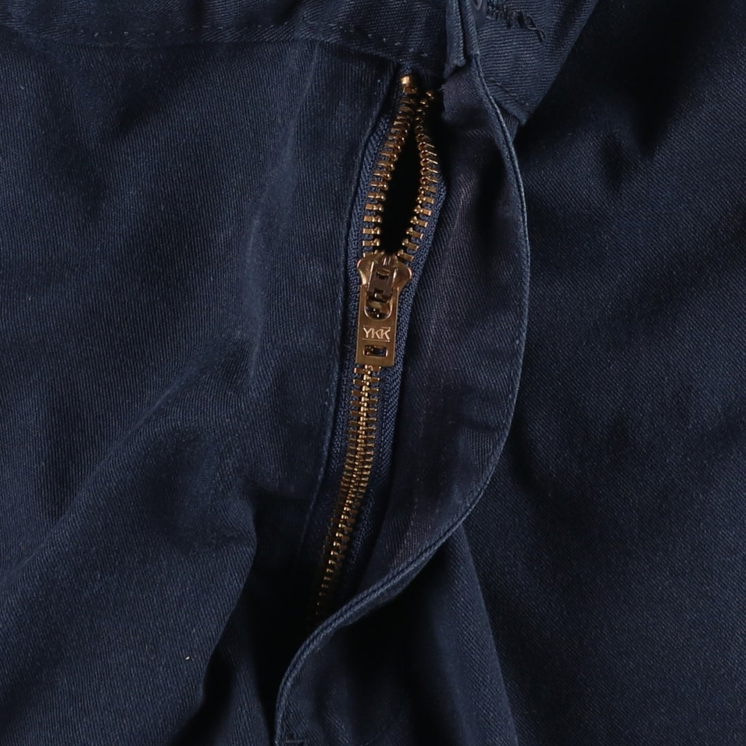 Dickies Work Shorts, Half Pants, Men's, W36 equivalent polyester navy blue type Vintage Second Hand