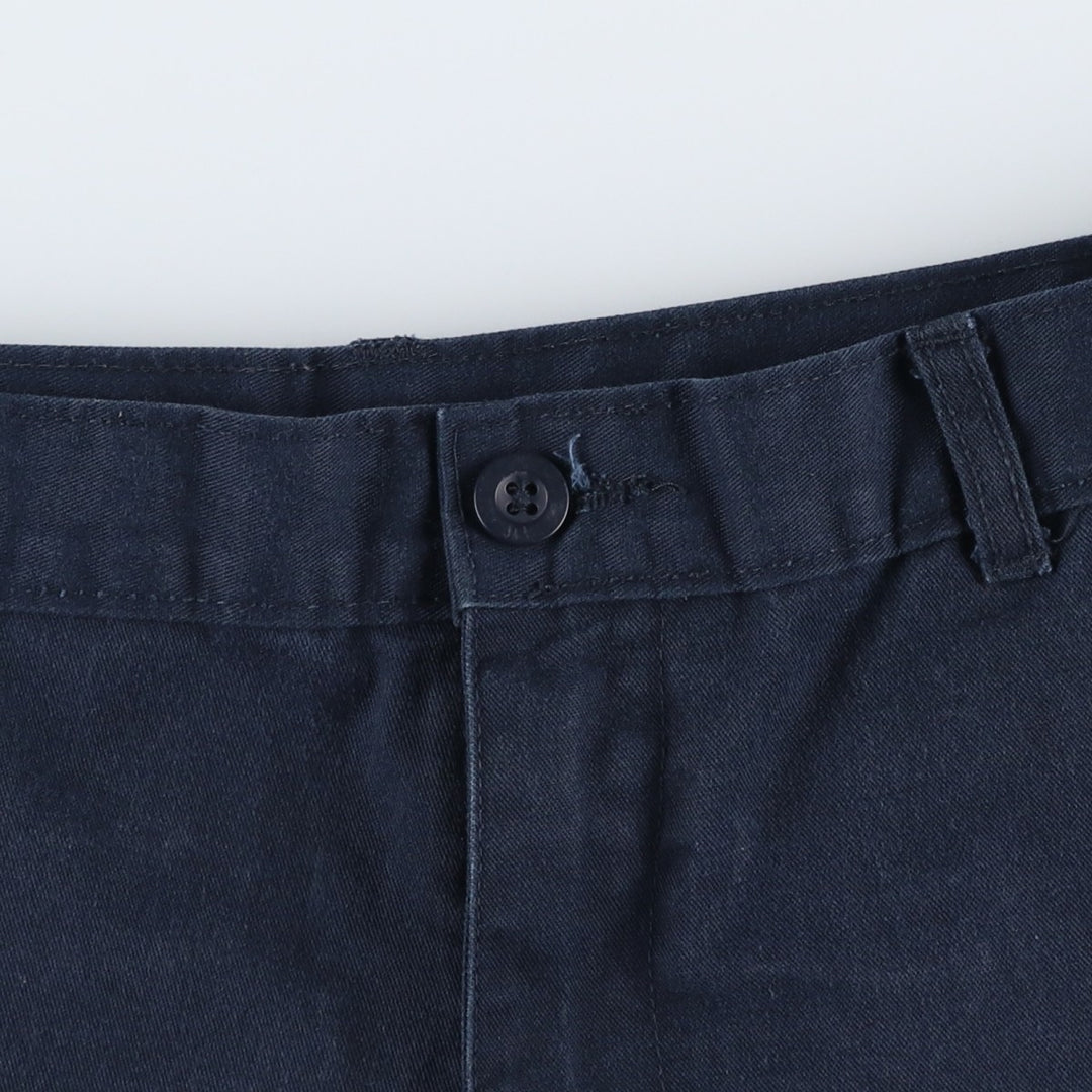 Dickies Work Shorts, Half Pants, Men's, W36 equivalent polyester navy blue type Vintage Second Hand