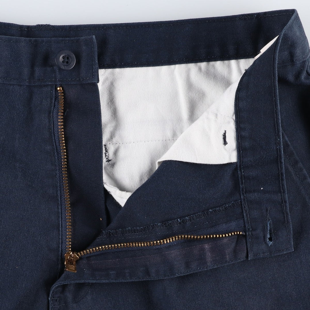 Dickies Work Shorts, Half Pants, Men's, W36 equivalent polyester navy blue type Vintage Second Hand