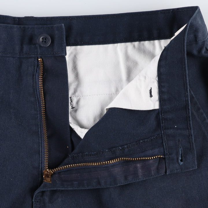Dickies Work Shorts, Half Pants, Men's, W36 equivalent polyester navy blue type Vintage Second Hand
