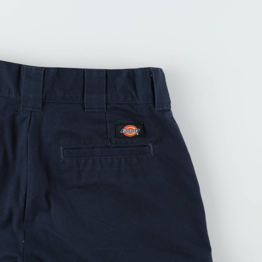 Dickies Regular Fit Cargo Shorts (Men's size W31 equivalent) polyester navy blue type Vintage Second Hand