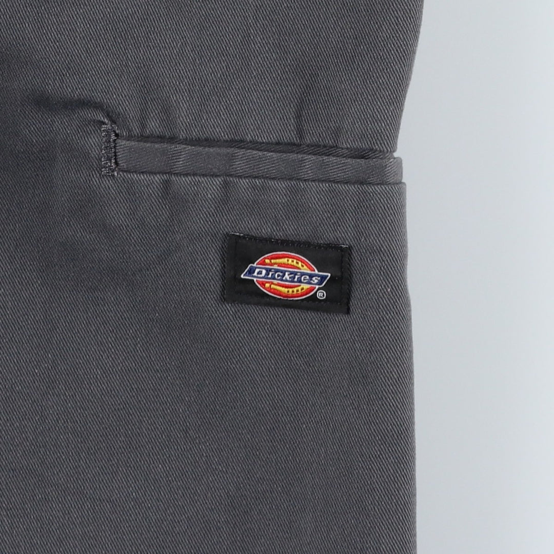 Dickies Loose Fit Work Shorts, Half Pants, Men's, W37 equivalent polyester gray type Vintage Second Hand