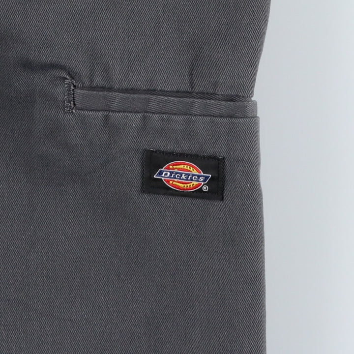 Dickies Loose Fit Work Shorts, Half Pants, Men's, W37 equivalent polyester gray type Vintage Second Hand