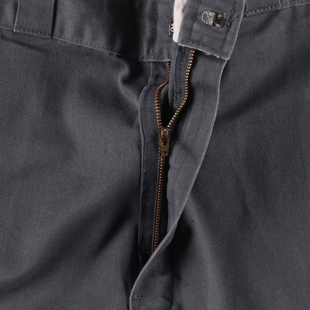 Dickies Loose Fit Work Shorts, Half Pants, Men's, W37 equivalent polyester gray type Vintage Second Hand