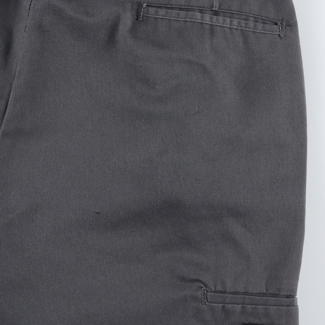 Dickies Loose Fit Work Shorts, Half Pants, Men's, W37 equivalent polyester gray type Vintage Second Hand