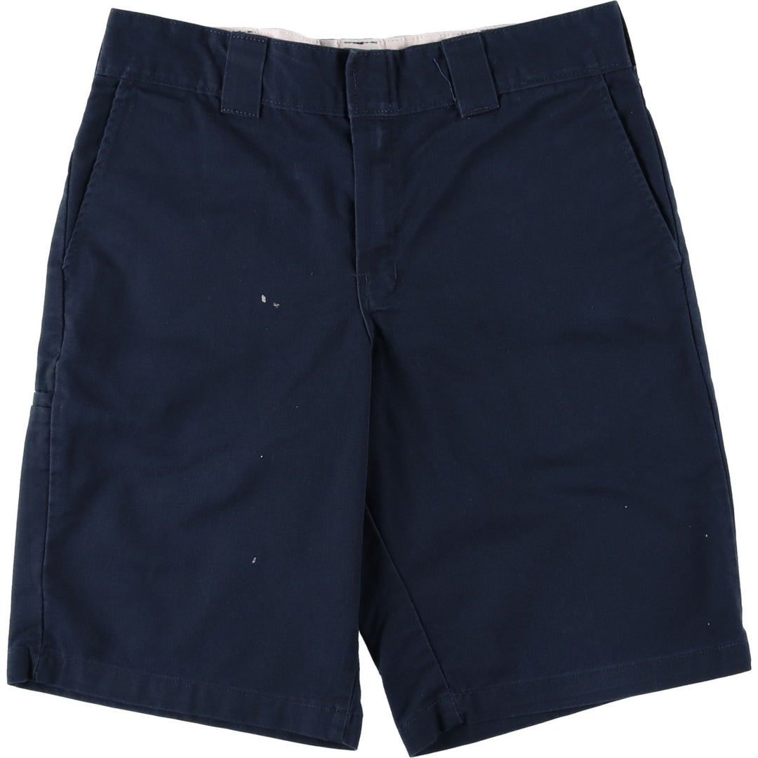 Dickies Relaxed Fit Work Shorts, Half Pants, Men's, W33 equivalent unclear navy blue type Vintage Second Hand