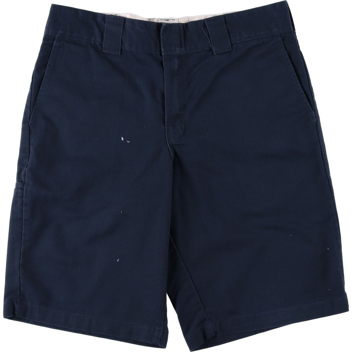 Dickies Relaxed Fit Work Shorts, Half Pants, Men's, W33 equivalent unclear navy blue type Vintage Second Hand