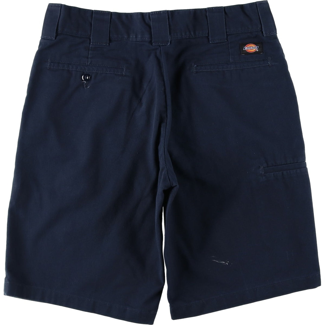 Dickies Relaxed Fit Work Shorts, Half Pants, Men's, W33 equivalent unclear navy blue type Vintage Second Hand