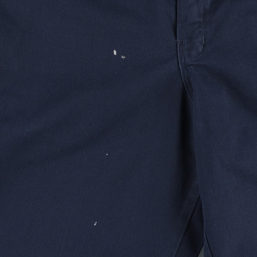 Dickies Relaxed Fit Work Shorts, Half Pants, Men's, W33 equivalent unclear navy blue type Vintage Second Hand