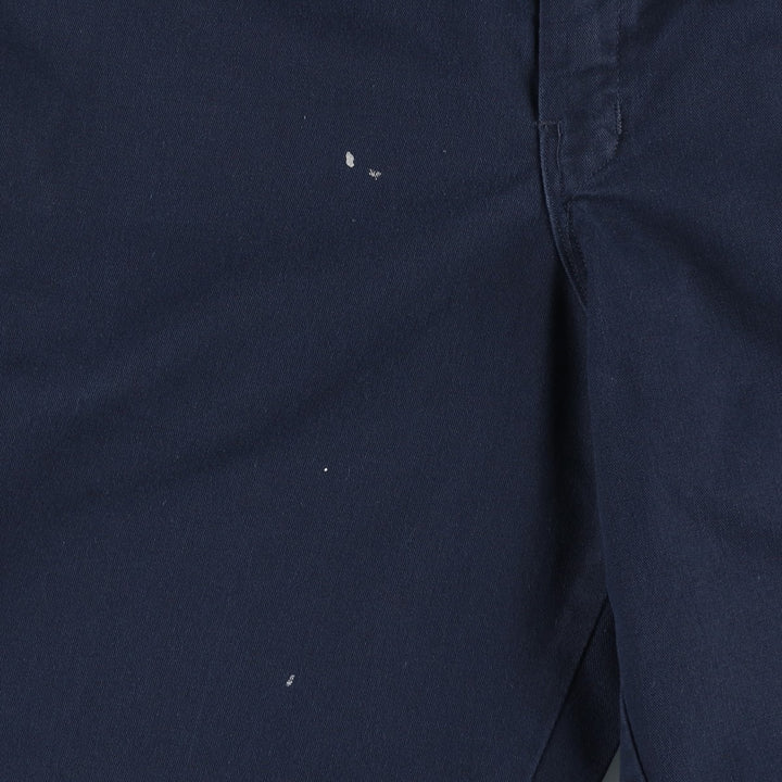 Dickies Relaxed Fit Work Shorts, Half Pants, Men's, W33 equivalent unclear navy blue type Vintage Second Hand