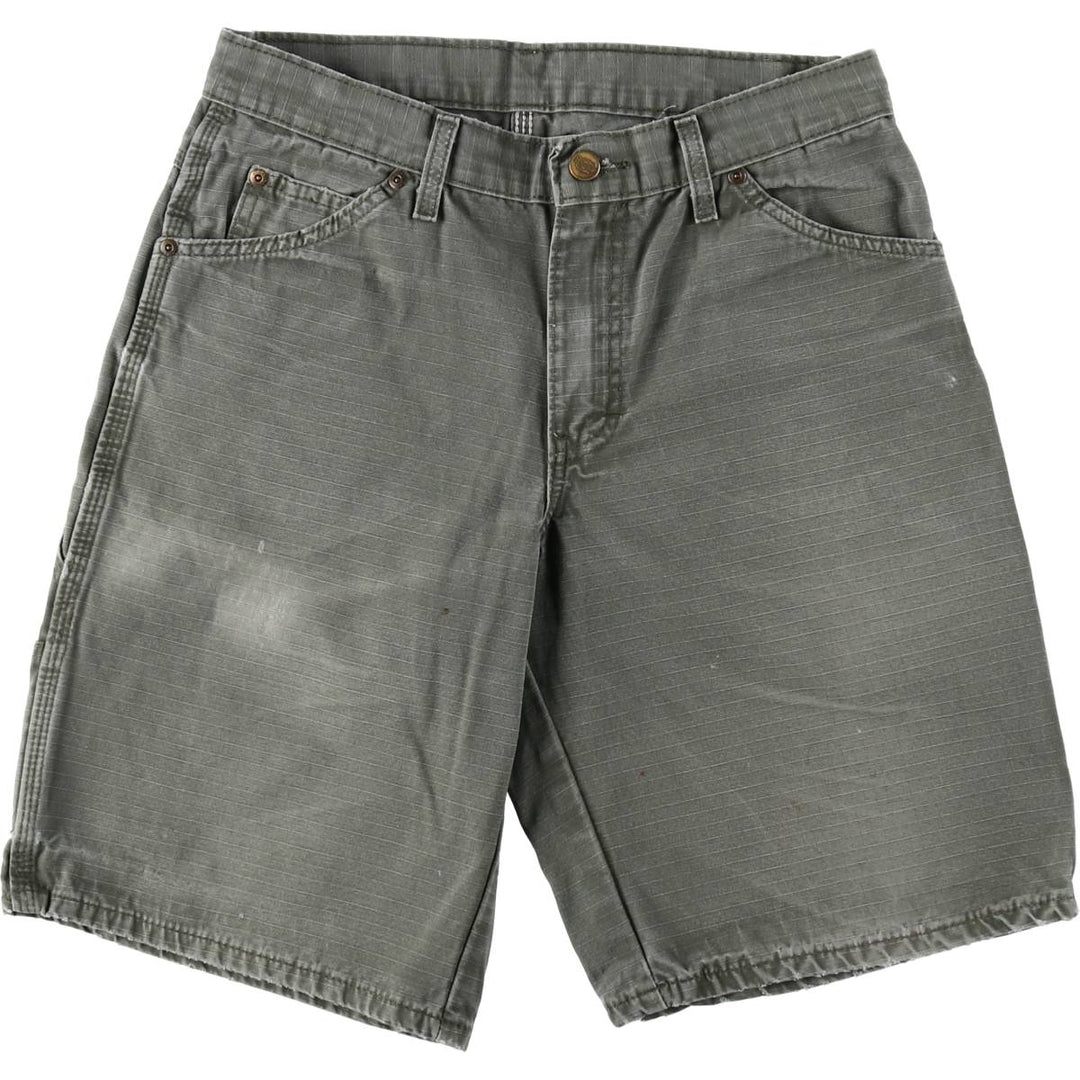 Dickies WORK Duck Canvas Painter Shorts, Men's W30 (approx.) cotton Khaki type Vintage Second Hand