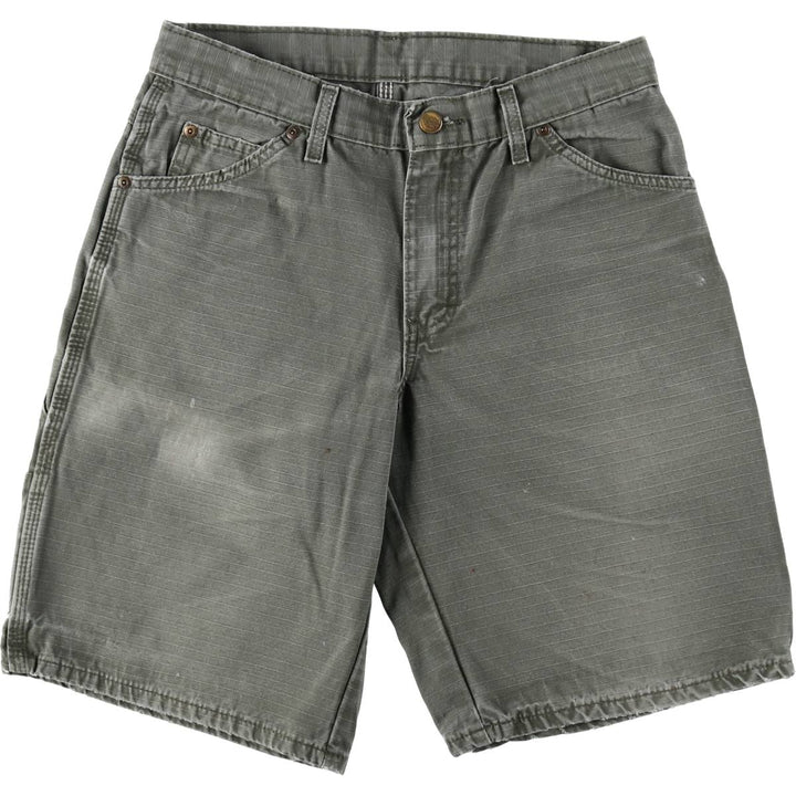Dickies WORK Duck Canvas Painter Shorts, Men's W30 (approx.) cotton Khaki type Vintage Second Hand