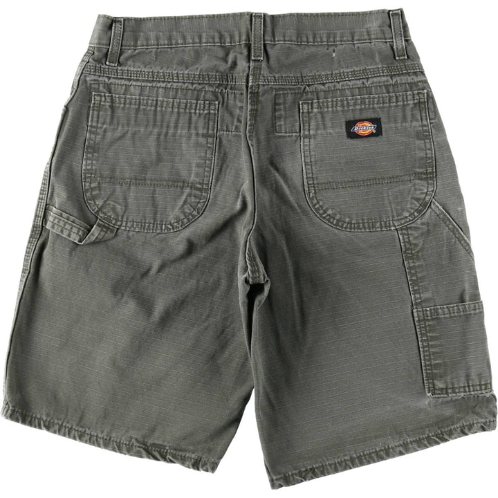 Dickies WORK Duck Canvas Painter Shorts, Men's W30 (approx.) cotton Khaki type Vintage Second Hand