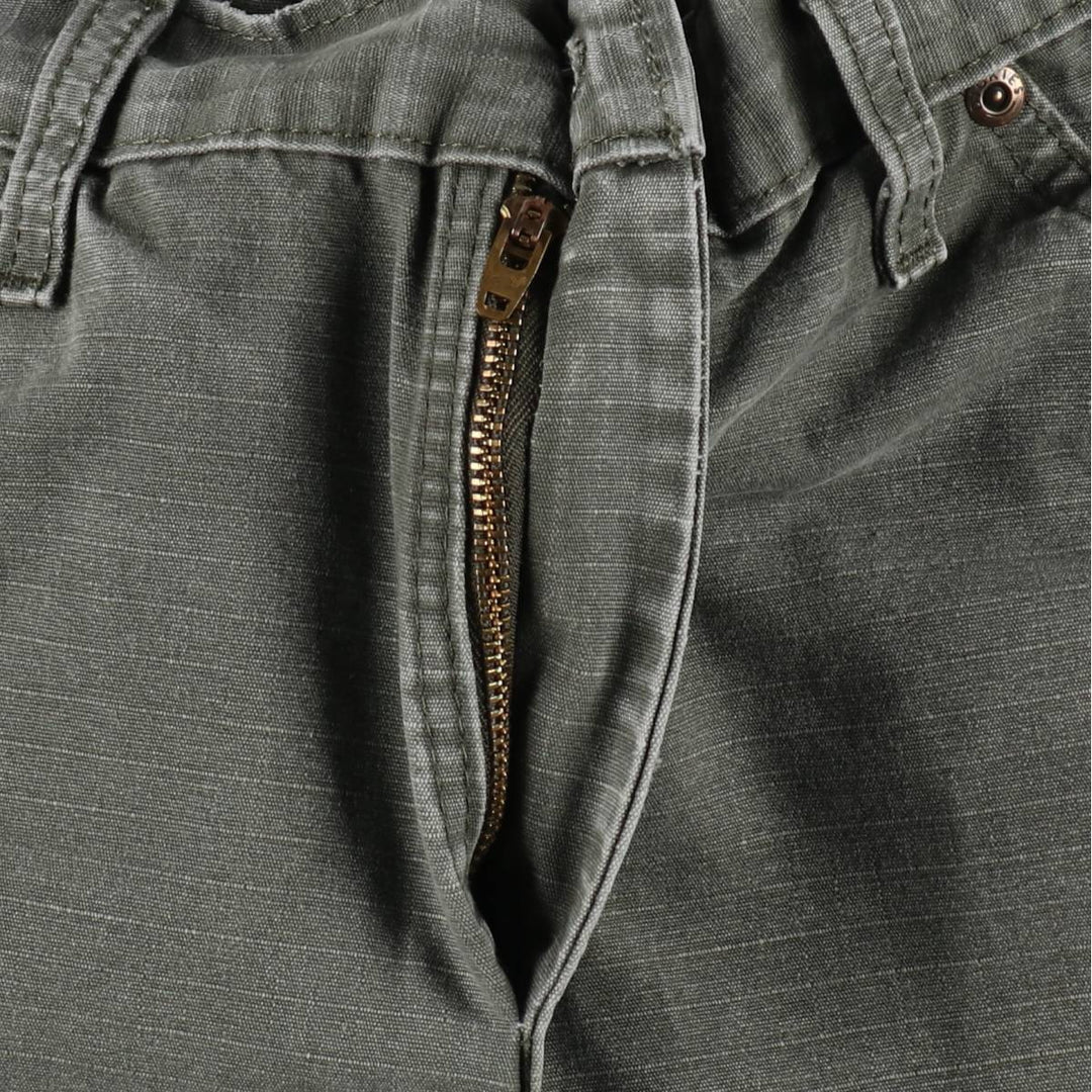 Dickies WORK Duck Canvas Painter Shorts, Men's W30 (approx.) cotton Khaki type Vintage Second Hand