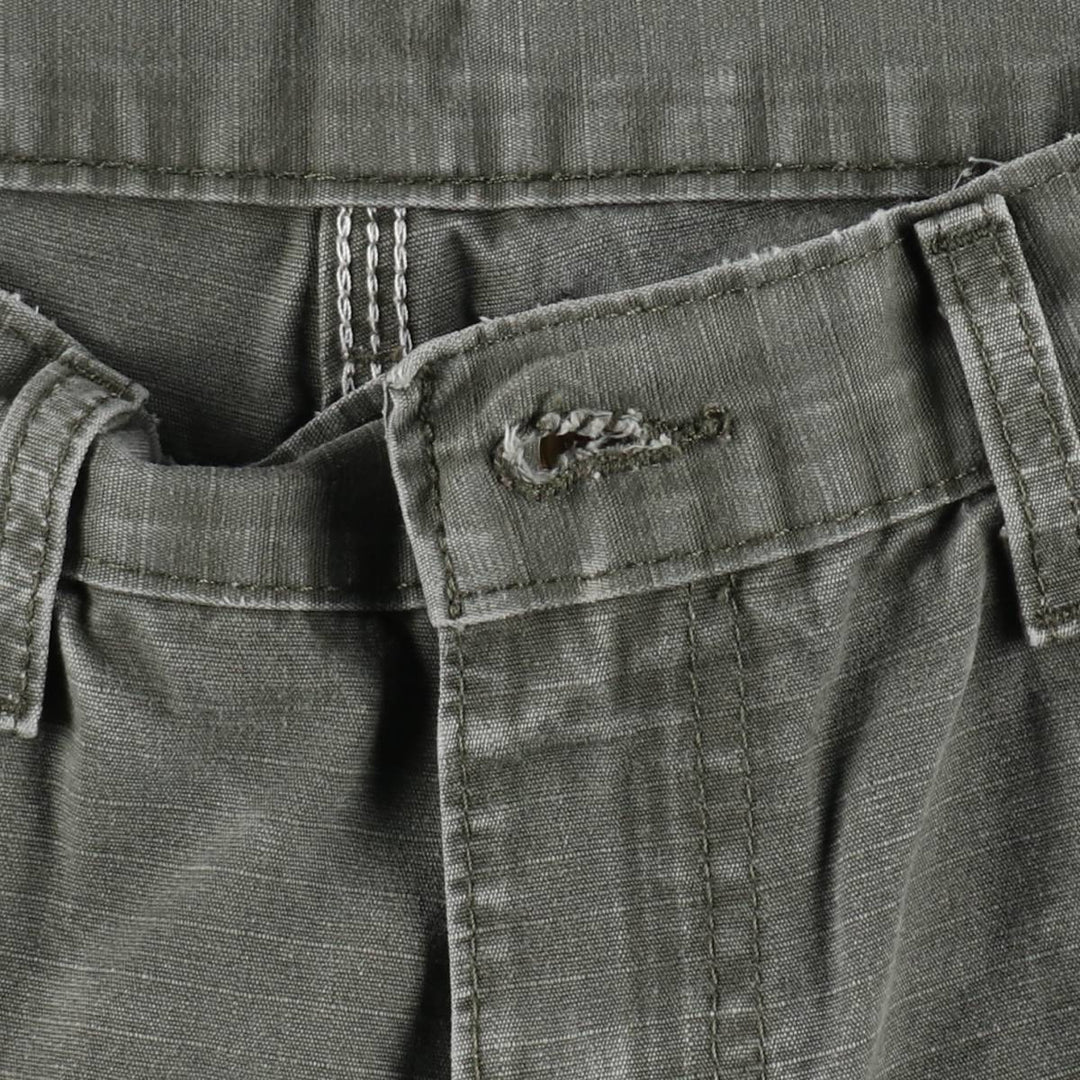 Dickies WORK Duck Canvas Painter Shorts, Men's W30 (approx.) cotton Khaki type Vintage Second Hand