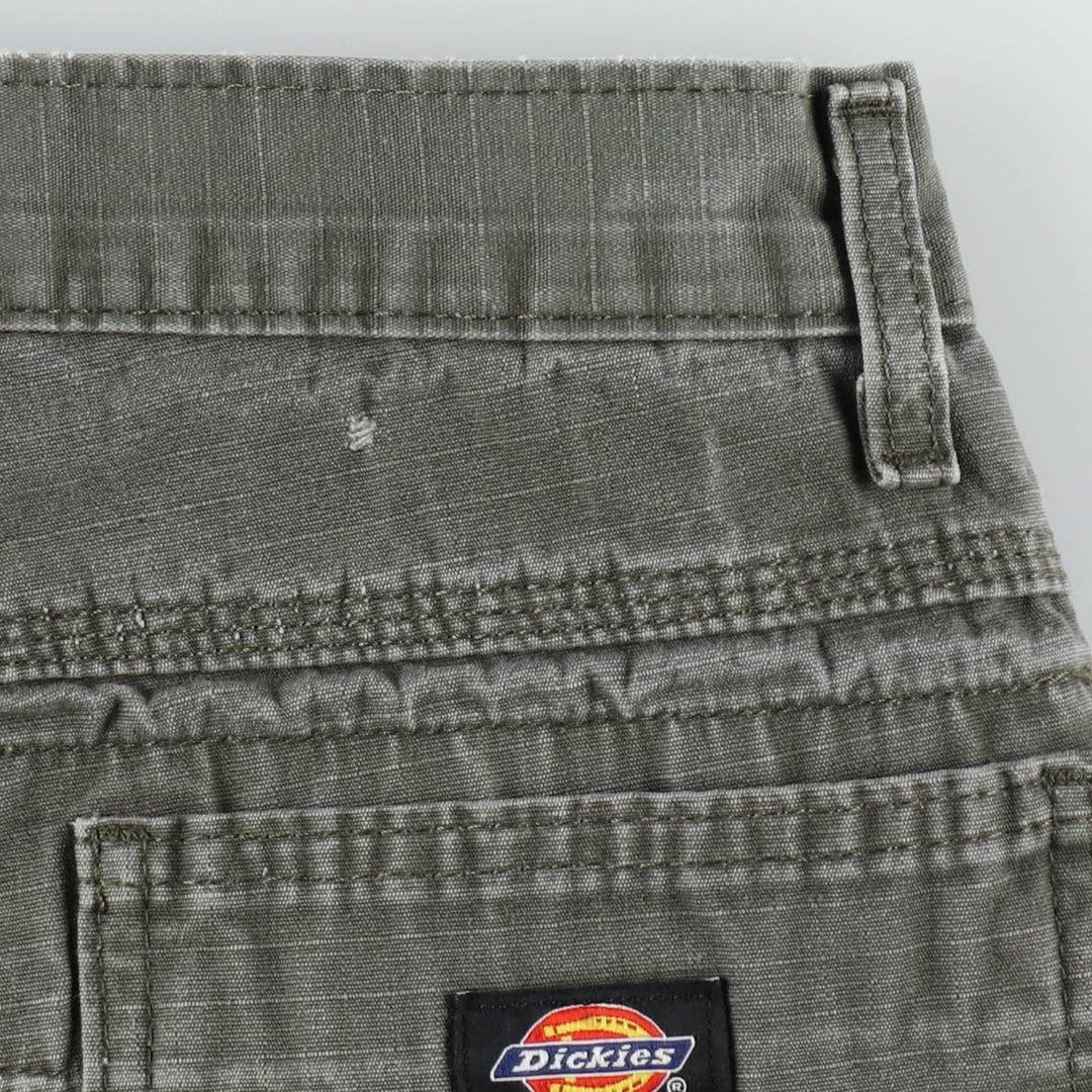 Dickies WORK Duck Canvas Painter Shorts, Men's W30 (approx.) cotton Khaki type Vintage Second Hand