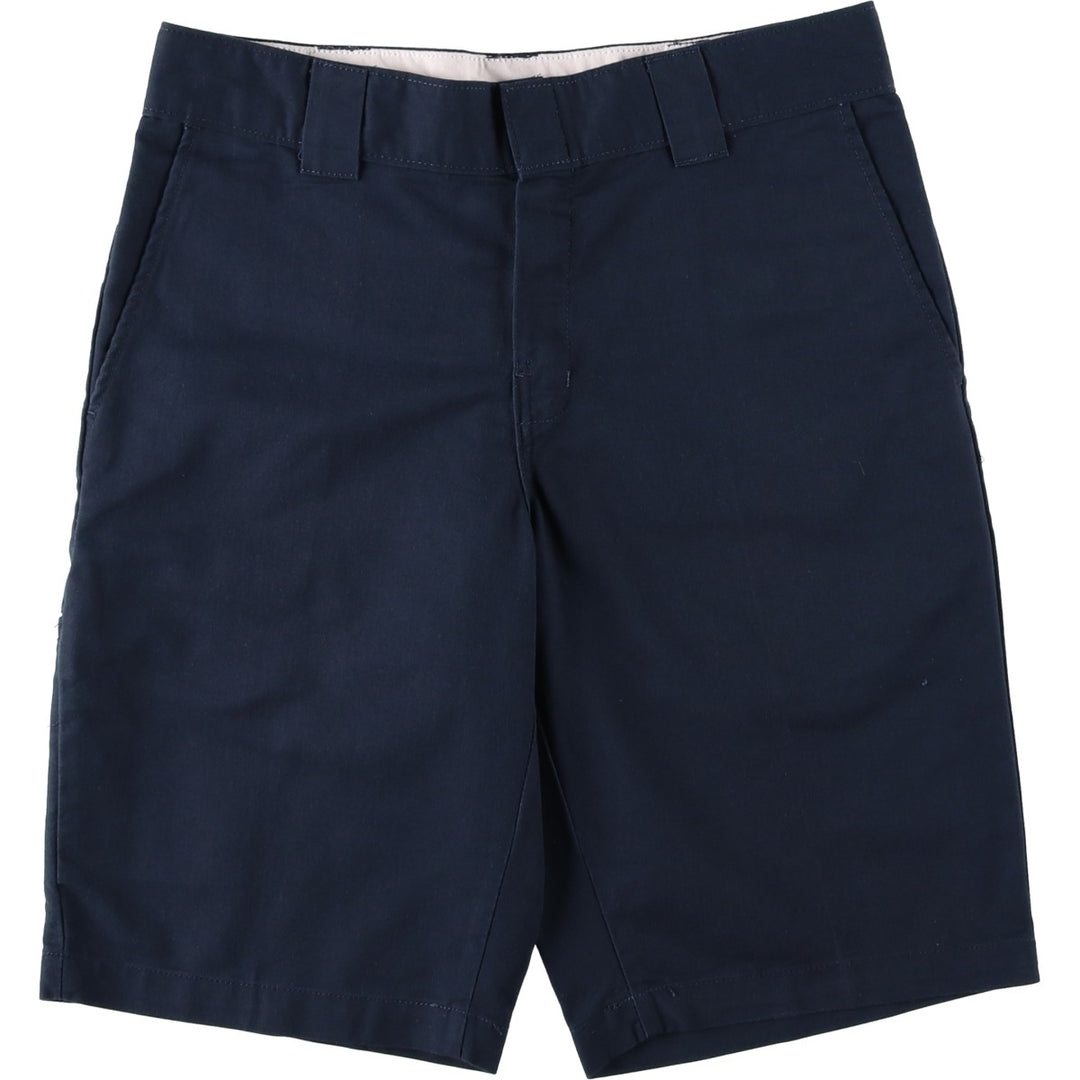 Dickies Regular Fit Work Shorts, Men's, Size W33 polyester navy blue type Vintage Second Hand