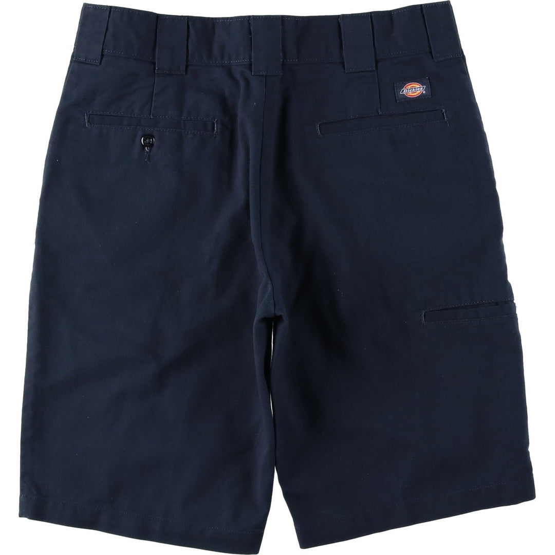 Dickies Regular Fit Work Shorts, Men's, Size W33 polyester navy blue type Vintage Second Hand