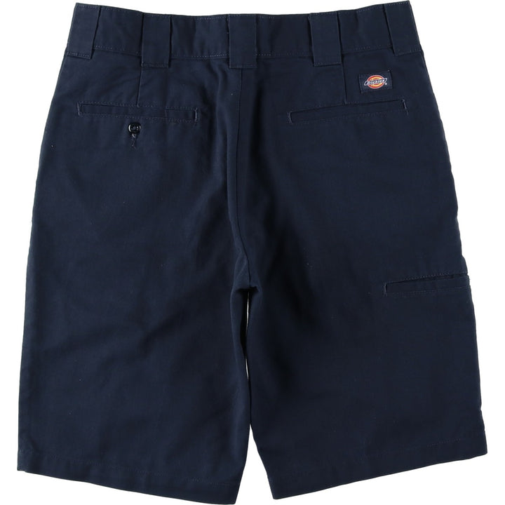 Dickies Regular Fit Work Shorts, Men's, Size W33 polyester navy blue type Vintage Second Hand