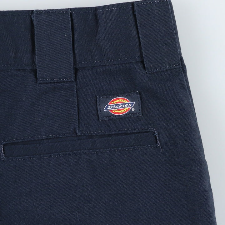 Dickies Regular Fit Work Shorts, Men's, Size W33 polyester navy blue type Vintage Second Hand