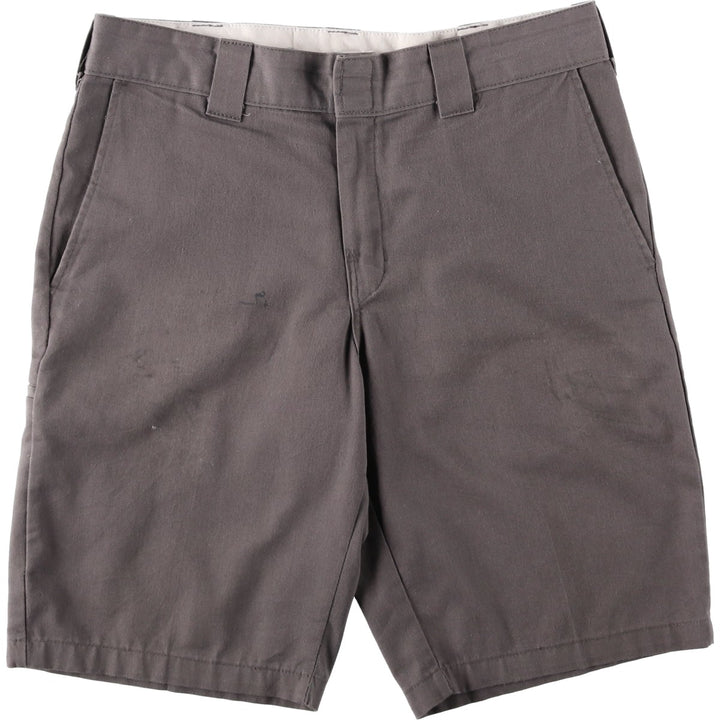 Dickies Regular Fit Work Shorts, Men's, Size W36 polyester gray type Vintage Second Hand