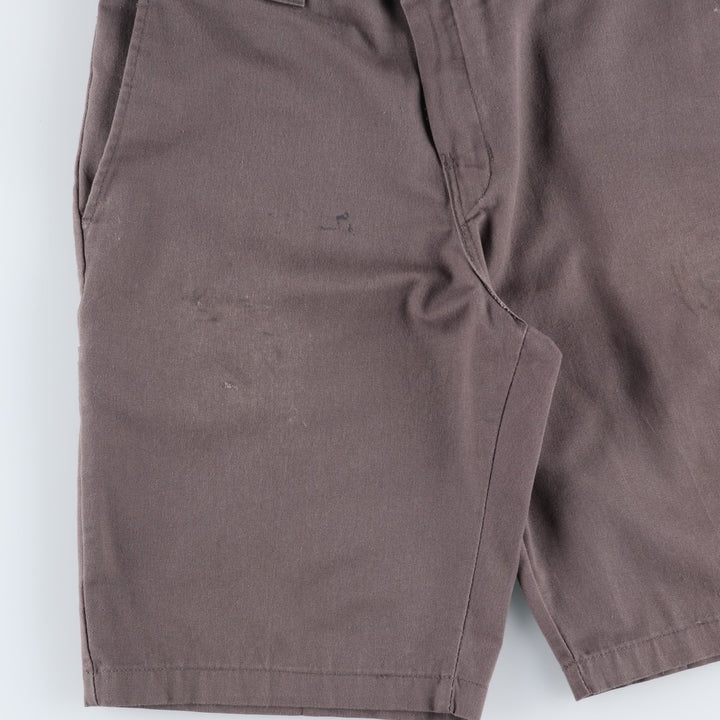 Dickies Regular Fit Work Shorts, Men's, Size W36 polyester gray type Vintage Second Hand
