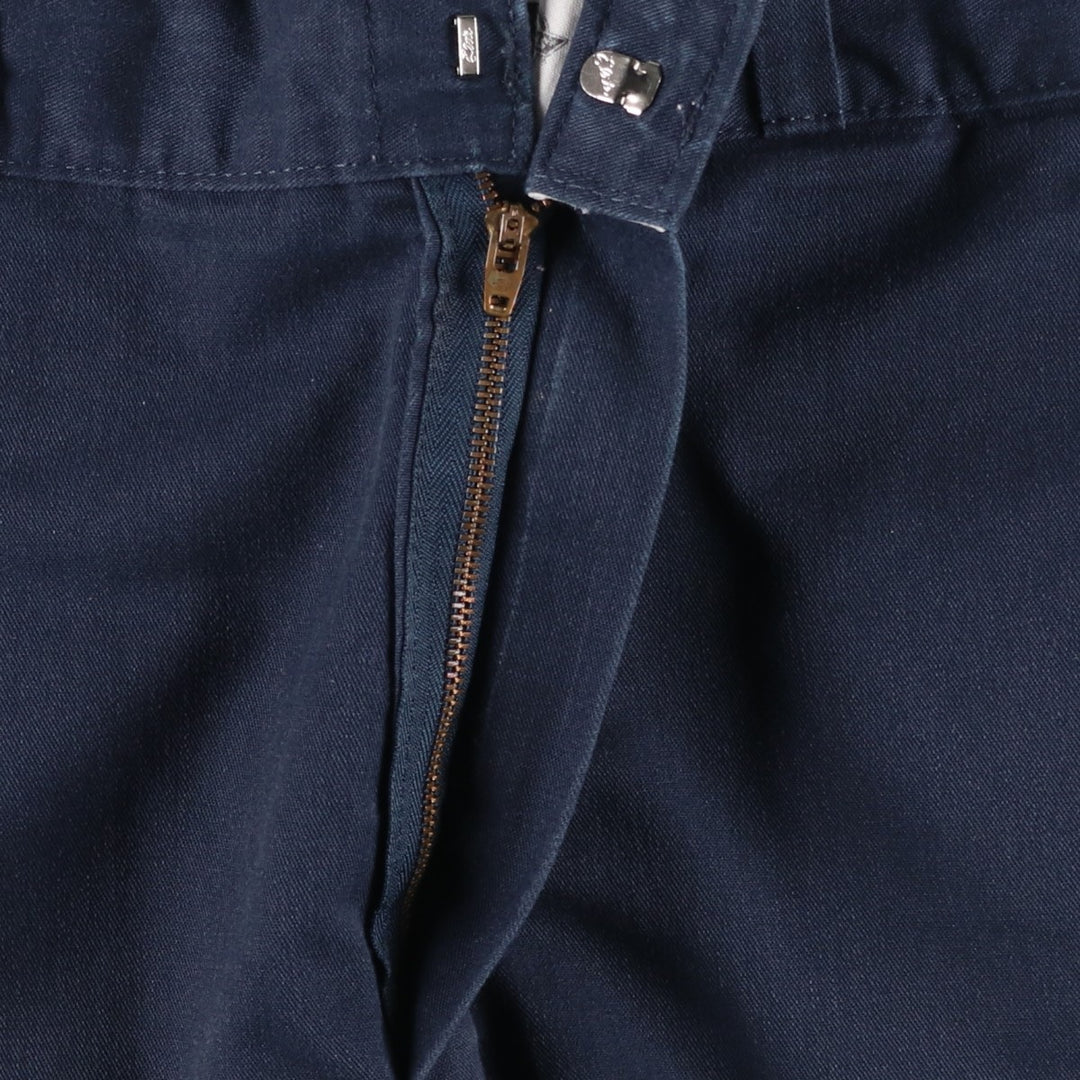 Dickies Relaxed Fit Work Shorts (Men's W35 equivalent) polyester navy blue type Vintage Second Hand