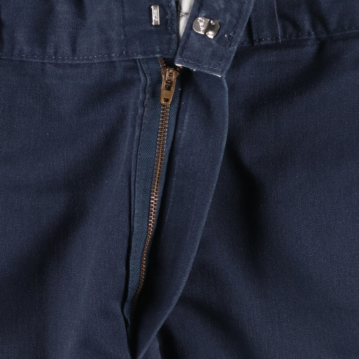 Dickies Relaxed Fit Work Shorts (Men's W35 equivalent) polyester navy blue type Vintage Second Hand