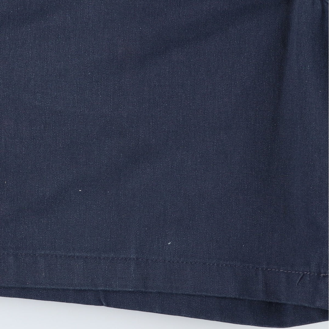 Dickies Relaxed Fit Work Shorts (Men's W35 equivalent) polyester navy blue type Vintage Second Hand