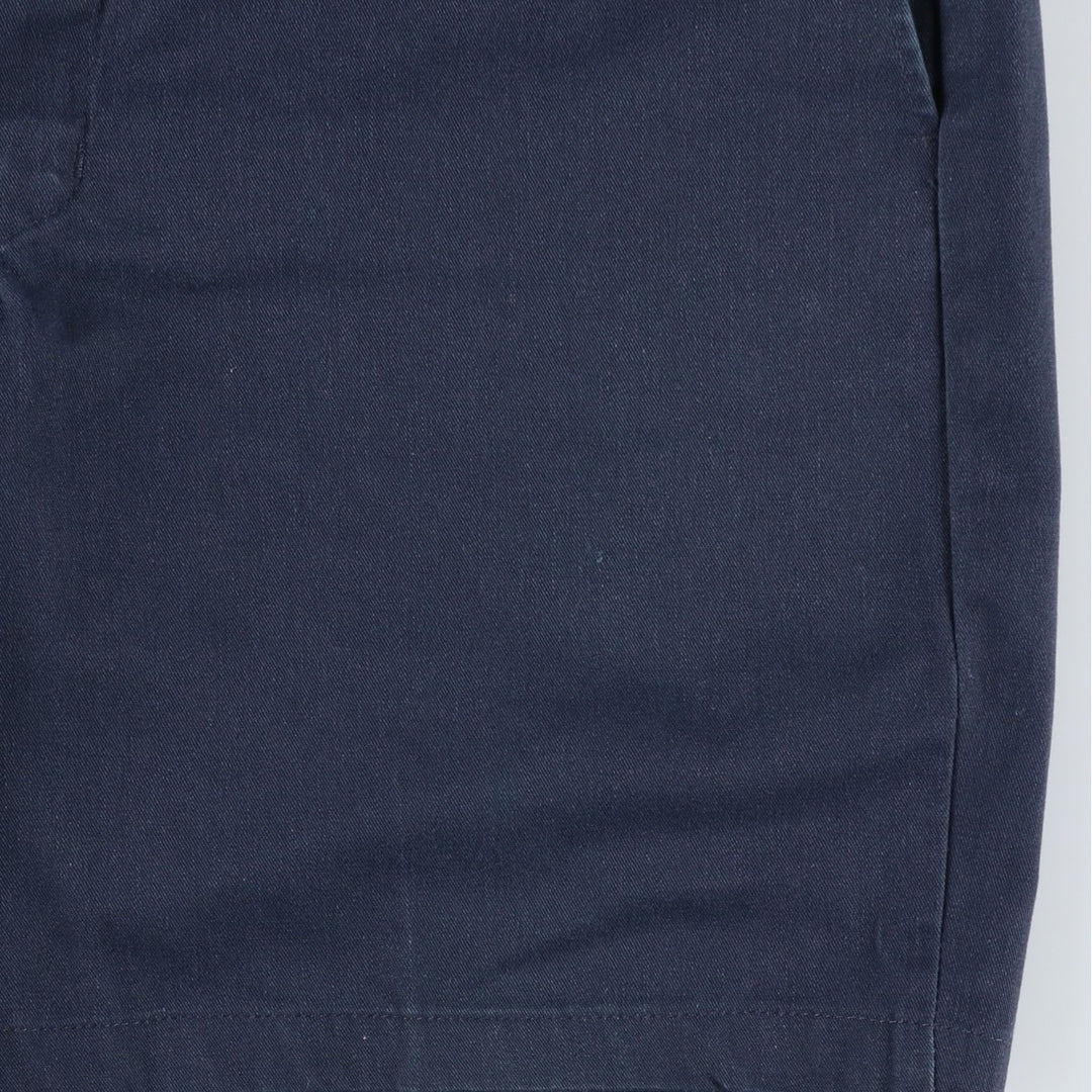 Dickies Relaxed Fit Work Shorts (Men's W35 equivalent) polyester navy blue type Vintage Second Hand