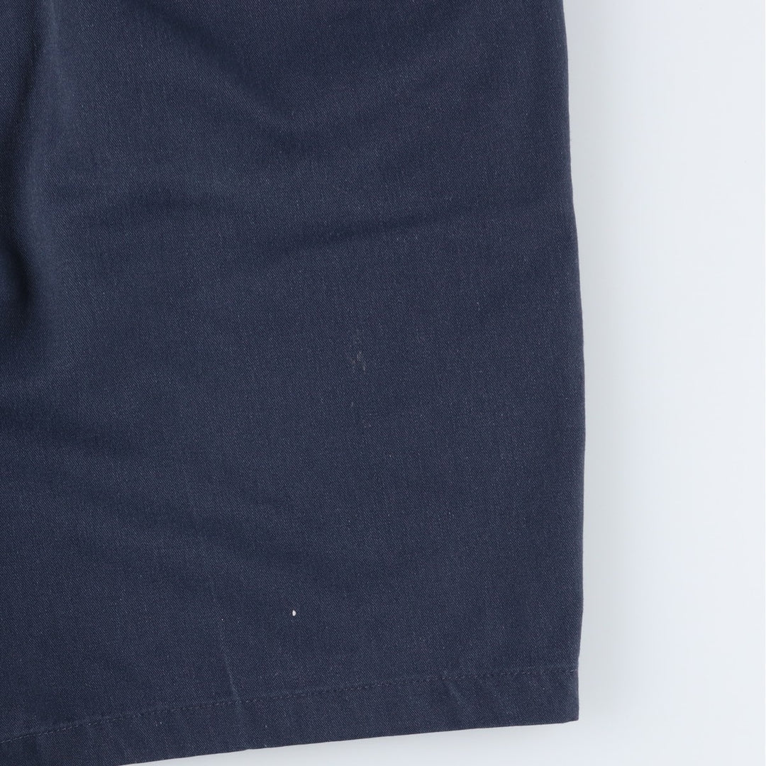 Dickies Relaxed Fit Work Shorts (Men's W35 equivalent) polyester navy blue type Vintage Second Hand