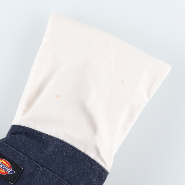 Dickies Relaxed Fit Work Shorts (Men's W35 equivalent) polyester navy blue type Vintage Second Hand