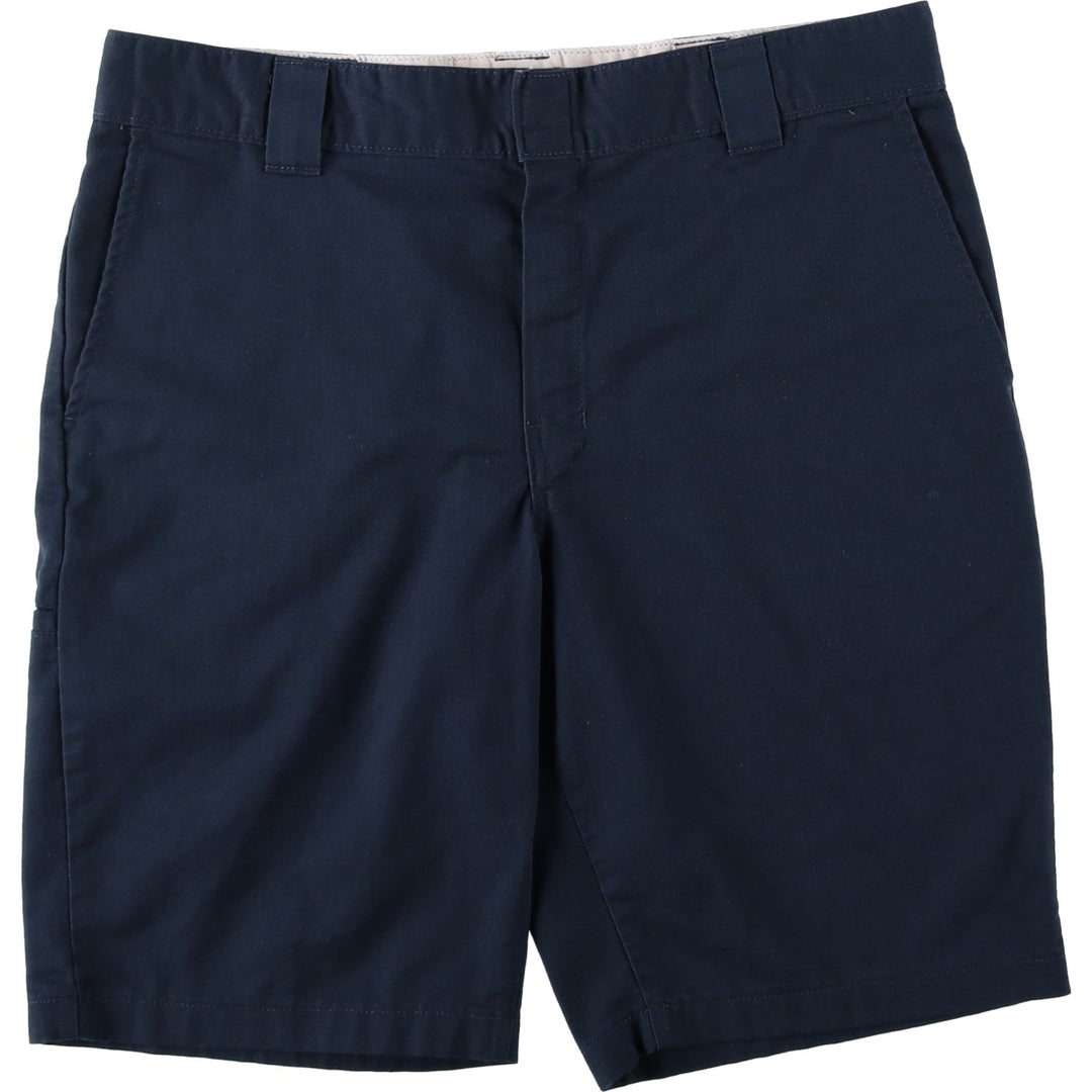 Dickies Regular Fit Work Shorts, Men's, Size W36 polyester navy blue type Vintage Second Hand