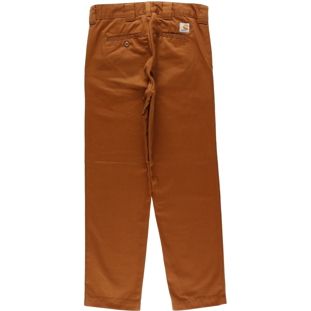 Carhartt MASTER PANT work pants, men's size W33 (approx.) polyester brown type Vintage Second Hand