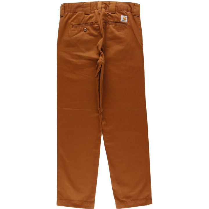 Carhartt MASTER PANT work pants, men's size W33 (approx.) polyester brown type Vintage Second Hand