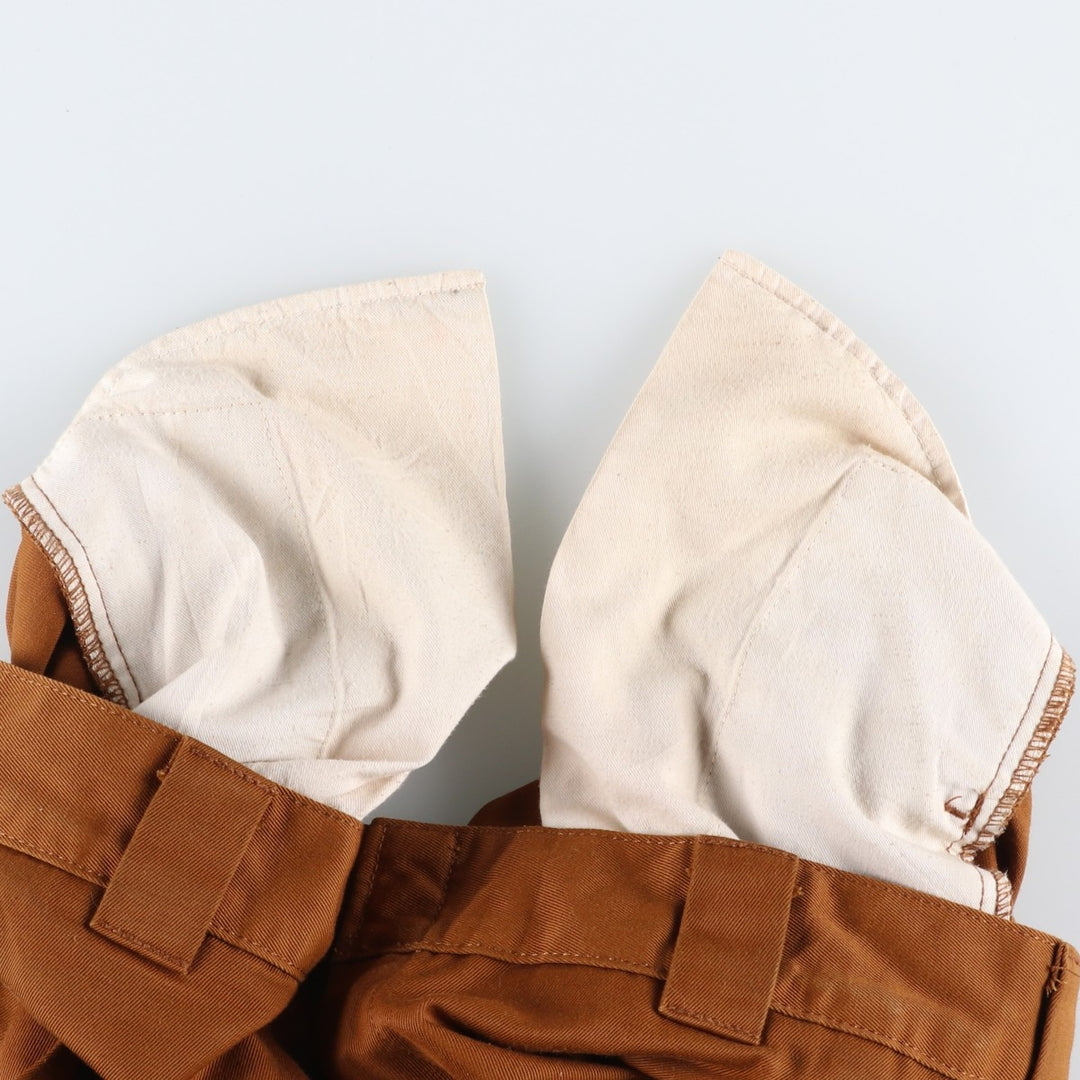 Carhartt MASTER PANT work pants, men's size W33 (approx.) polyester brown type Vintage Second Hand