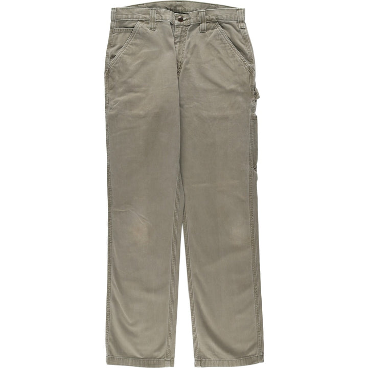 Carhartt Relaxed Fit Painter Pants, Men's, W34 equivalent cotton Khaki type Vintage Second Hand