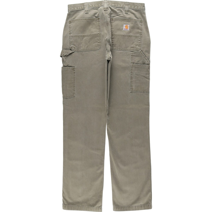 Carhartt Relaxed Fit Painter Pants, Men's, W34 equivalent cotton Khaki type Vintage Second Hand