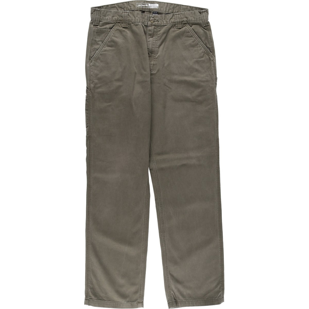 Carhartt Relaxed Fit Painter Pants, Men's W36 (approx.) cotton Khaki type Vintage Second Hand