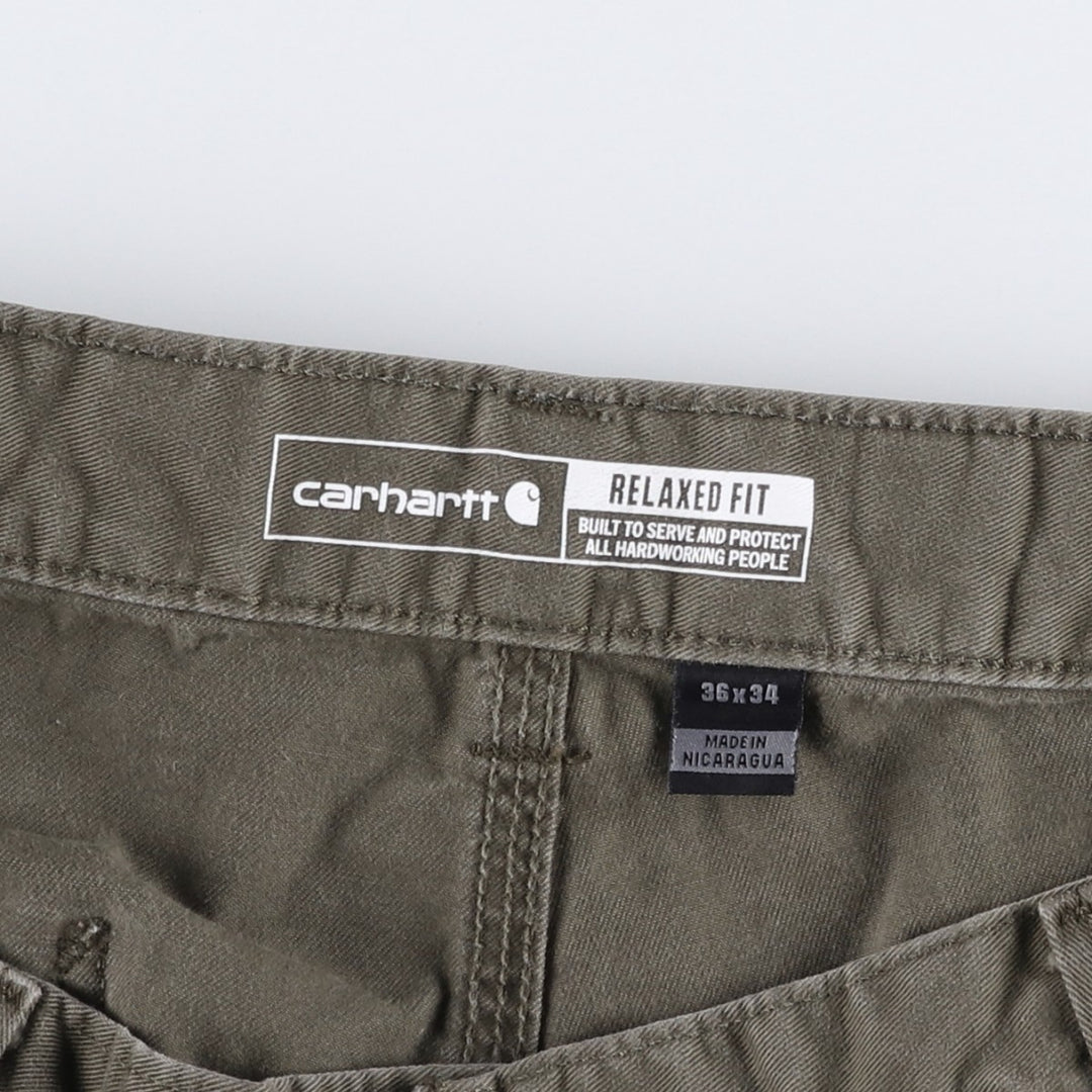 Carhartt Relaxed Fit Painter Pants, Men's W36 (approx.) cotton Khaki type Vintage Second Hand