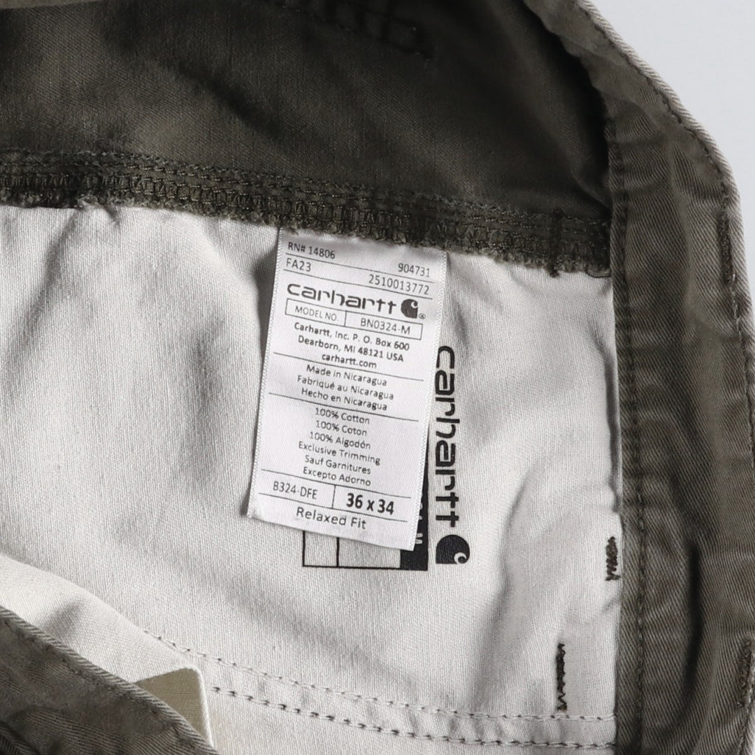 Carhartt Relaxed Fit Painter Pants, Men's W36 (approx.) cotton Khaki type Vintage Second Hand