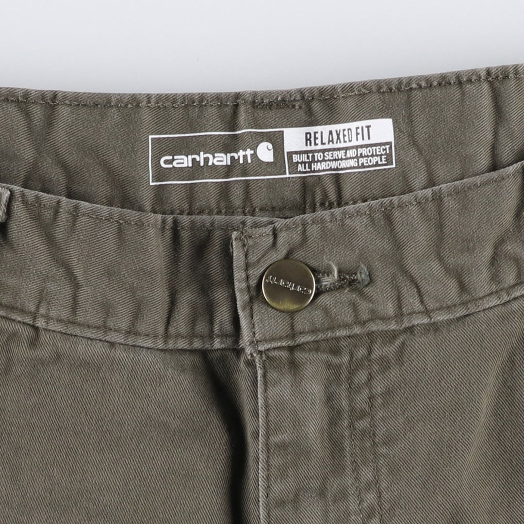 Carhartt Relaxed Fit Painter Pants, Men's W36 (approx.) cotton Khaki type Vintage Second Hand