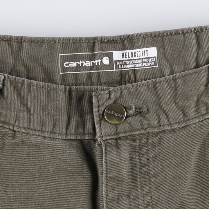 Carhartt Relaxed Fit Painter Pants, Men's W36 (approx.) cotton Khaki type Vintage Second Hand
