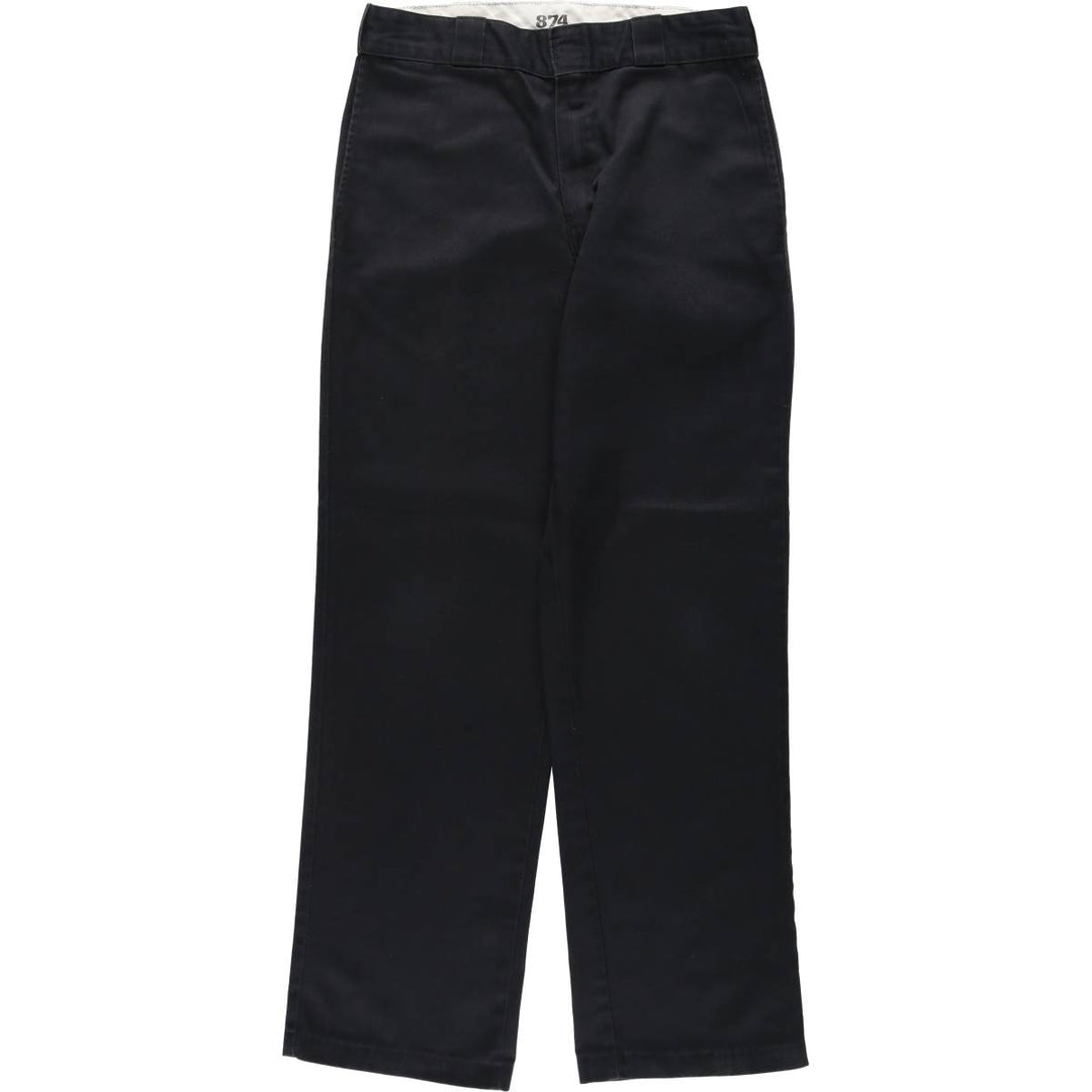 Dickies 874 Original Fit Work Pants, Men's W32 (approx.), Zipper Fly unclear black type Vintage Second Hand