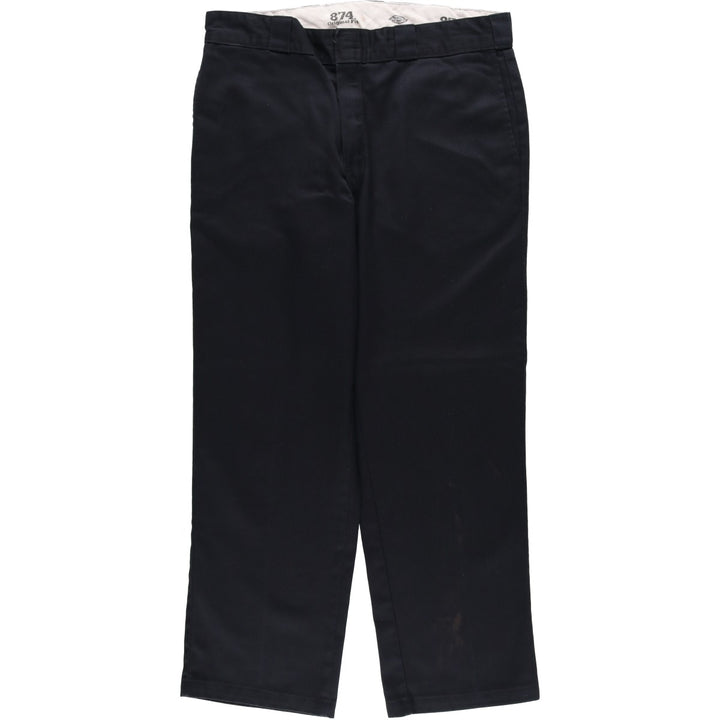Dickies 874 Original Fit Work Pants for Men, W36 polyester black type Vintage Second Hand