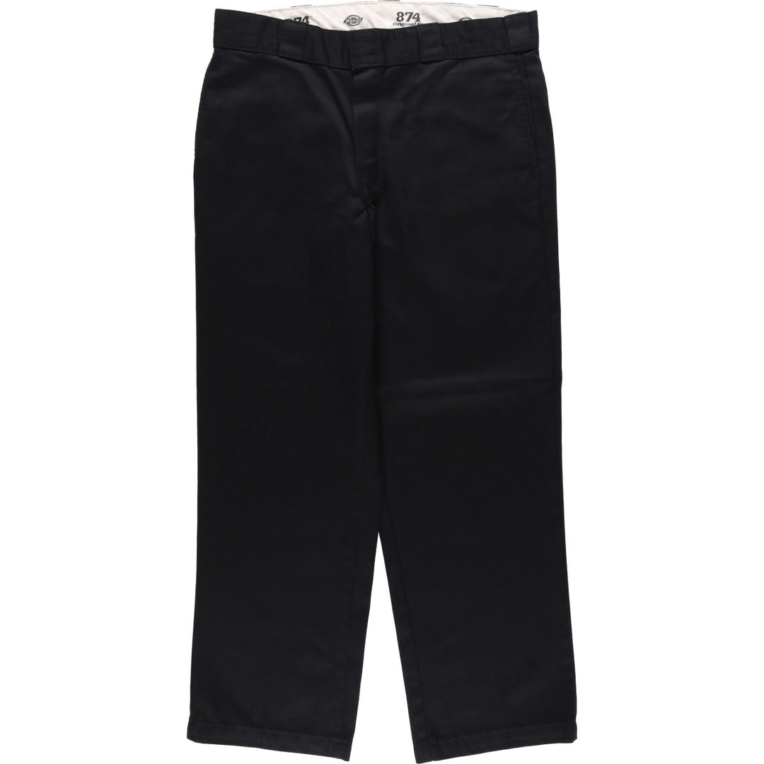 Dickies 874 Original Fit Work Pants, Men's, Size W35 polyester black type Vintage Second Hand