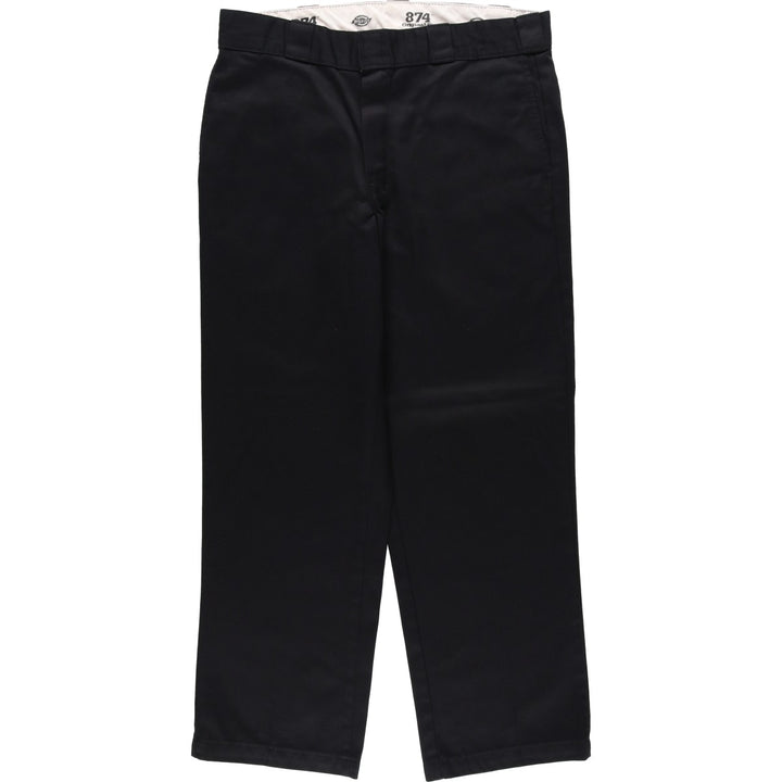 Dickies 874 Original Fit Work Pants, Men's, Size W35 polyester black type Vintage Second Hand